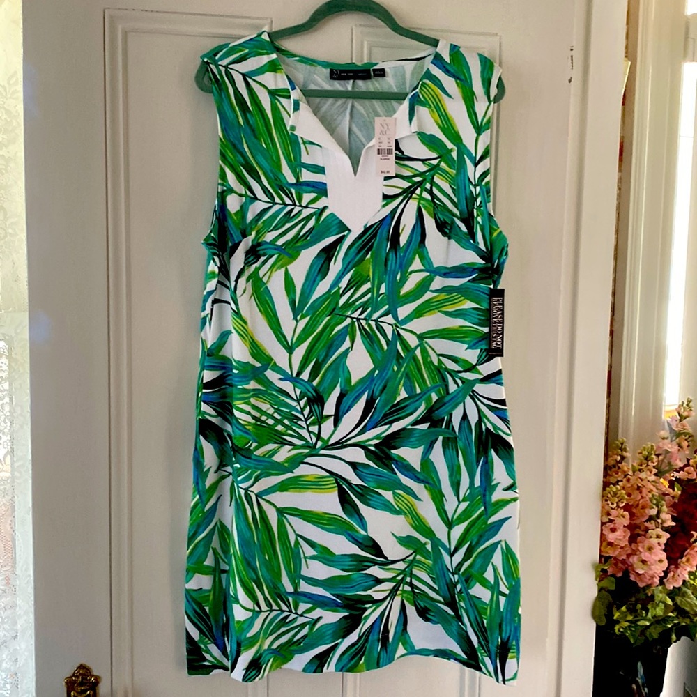 Tropical theme sundress
